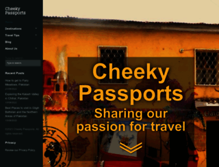 cheekypassports.com screenshot