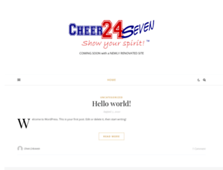 cheer24seven.com screenshot