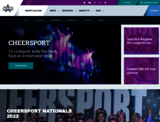 cheersport.net screenshot