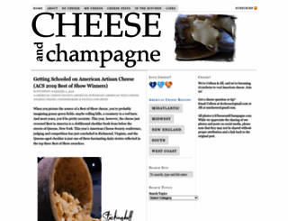 cheeseandchampagne.com screenshot
