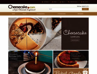 cheesecake.com screenshot