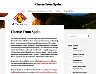 cheesefromspain.com screenshot