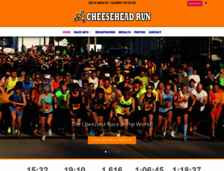 cheeseheadrun.com screenshot