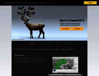 cheetah3d.com screenshot