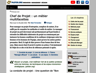 chef-de-projet.org screenshot