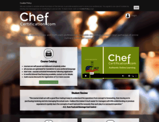 chefcertification.com screenshot