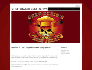 chefcraigsbeefjerky.com screenshot