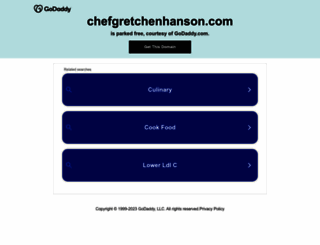chefgretchenhanson.com screenshot