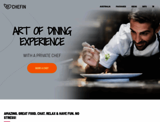 chefin.com.au screenshot