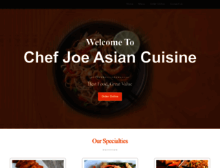 chefjoeasiancuisine.com screenshot