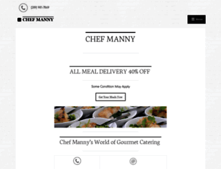 chefmanny.ca screenshot