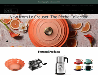 chefscornerstore.com screenshot