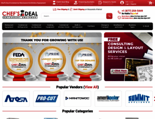 chefsdeal.com screenshot