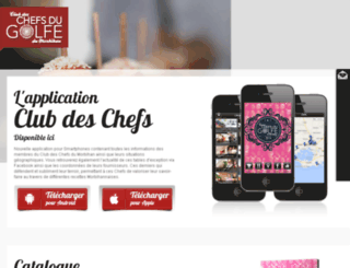 chefsdugolfe.fr screenshot