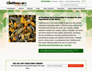chefshop.com screenshot