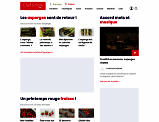 chefsimon.com screenshot