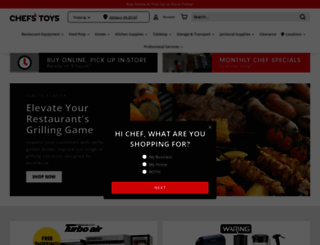 chefstoys.com screenshot