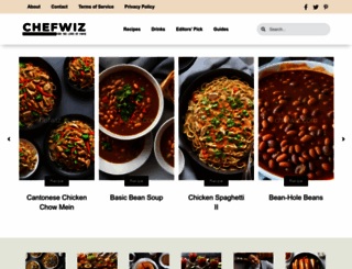 chefwiz.com screenshot