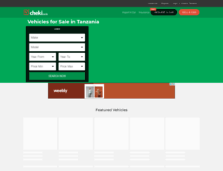 cheki.co.tz screenshot