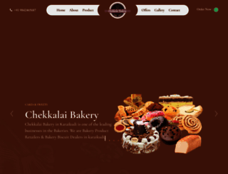 chekkalaibakery.com screenshot