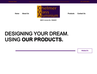 chelmerglass.com.au screenshot