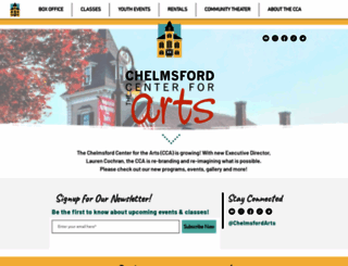 chelmsfordarts.org screenshot