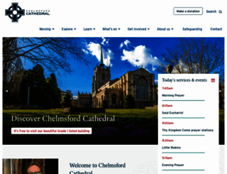 chelmsfordcathedral.org.uk screenshot