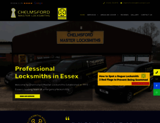 chelmsfordmasterlocksmiths.co.uk screenshot