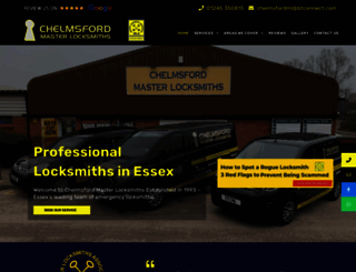 chelmsfordmasterlocksmiths.co.uk screenshot