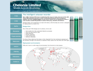 chelonia.co.uk screenshot