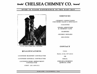 chelseachimneyco.com screenshot