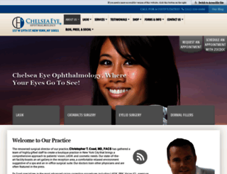 chelseaeyeophthalmology.com screenshot