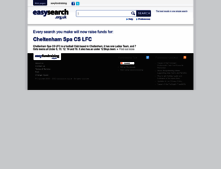 cheltenhamspacslfc.easysearch.org.uk screenshot