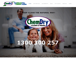 chemdrycleanfresh.com.au screenshot