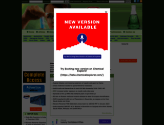 chemicalexplorer.com screenshot