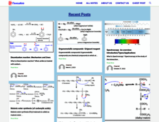 chemicalnote.com screenshot