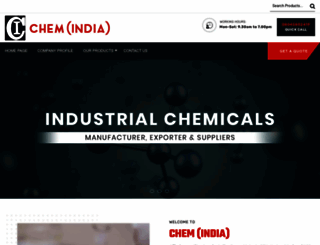 chemindia.co.in screenshot