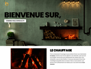 cheminee-poele-bordeaux.fr screenshot