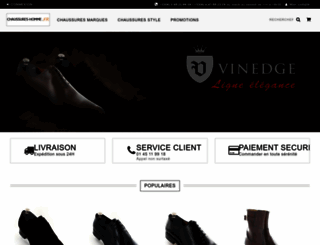 chemises-chaussures-hommes.com screenshot