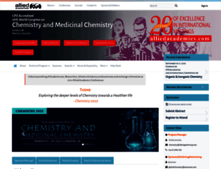 chemistry.alliedacademies.com screenshot