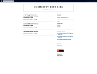 chemistry.blogspot.com screenshot