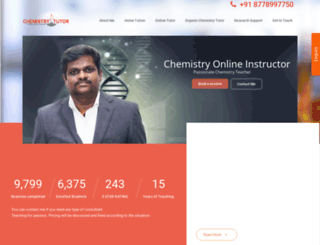 chemistryonlinetutor.com screenshot