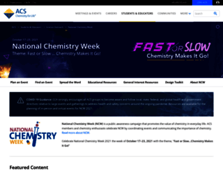 chemistryweek.org screenshot