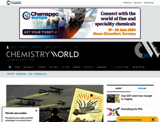 chemistryworld.com screenshot