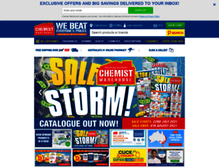 chemistwarehouse.com screenshot