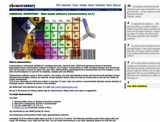 chemoventory.com screenshot