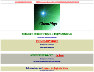 chemphys.u-strasbg.fr screenshot