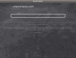 chems4you.com screenshot