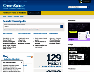 chemspider.com screenshot