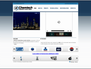 chemtechvalves.com screenshot